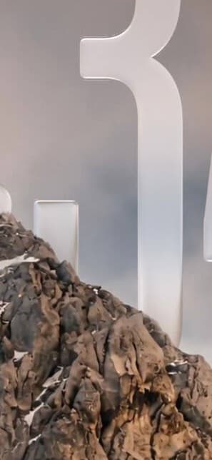 iPhone lock screen with depth effect 2 zoomed